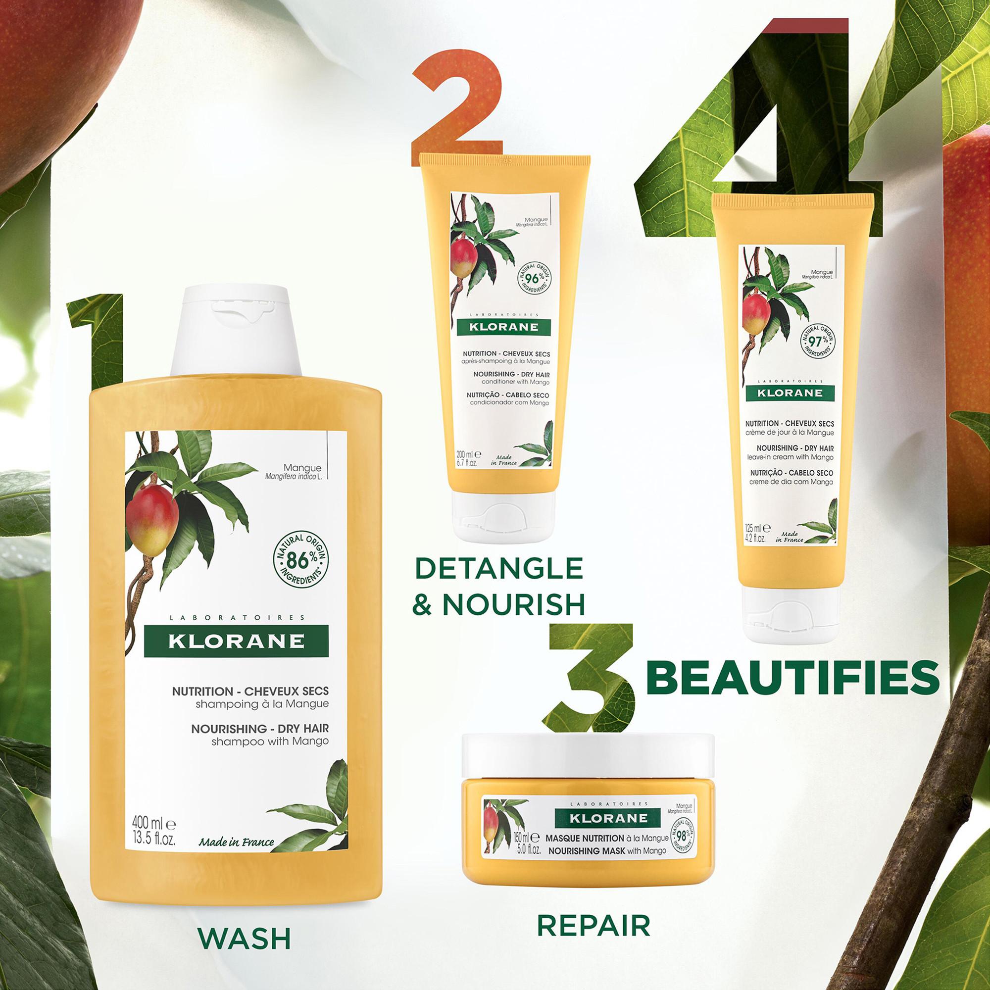 KLORANE Mangue Crème de jour pour les cheveux 