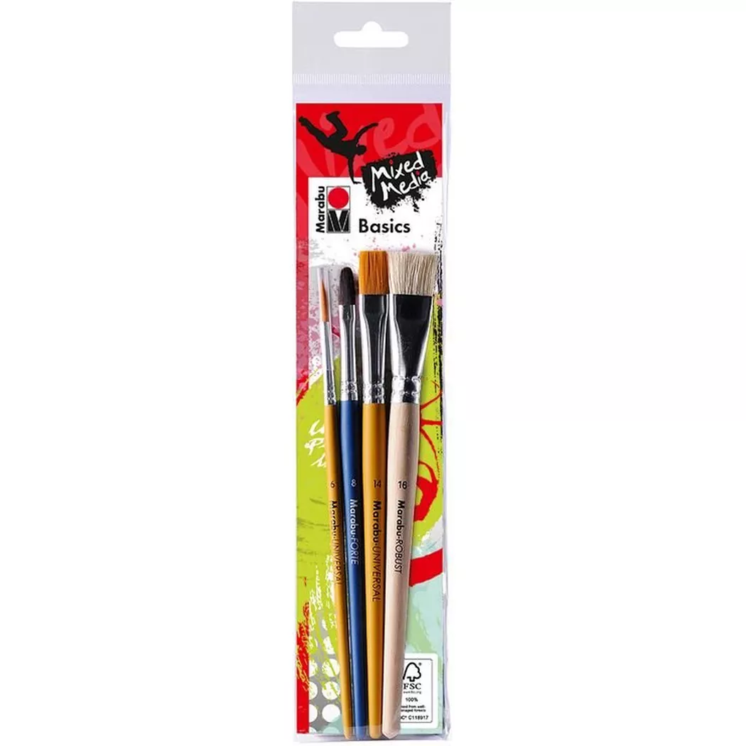 Marabu - Pinselset, 1, Multicolor