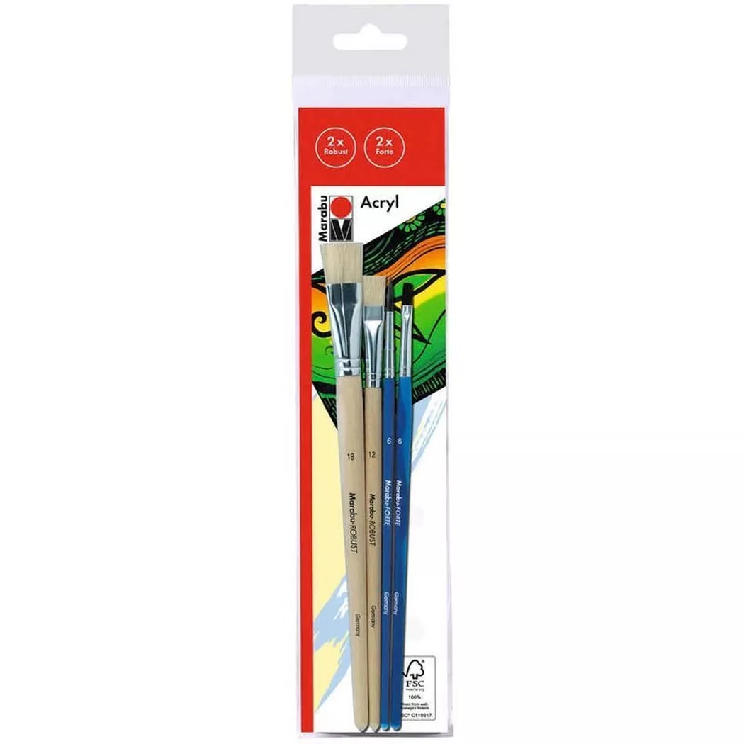Marabu - Pinselset, 1, Multicolor