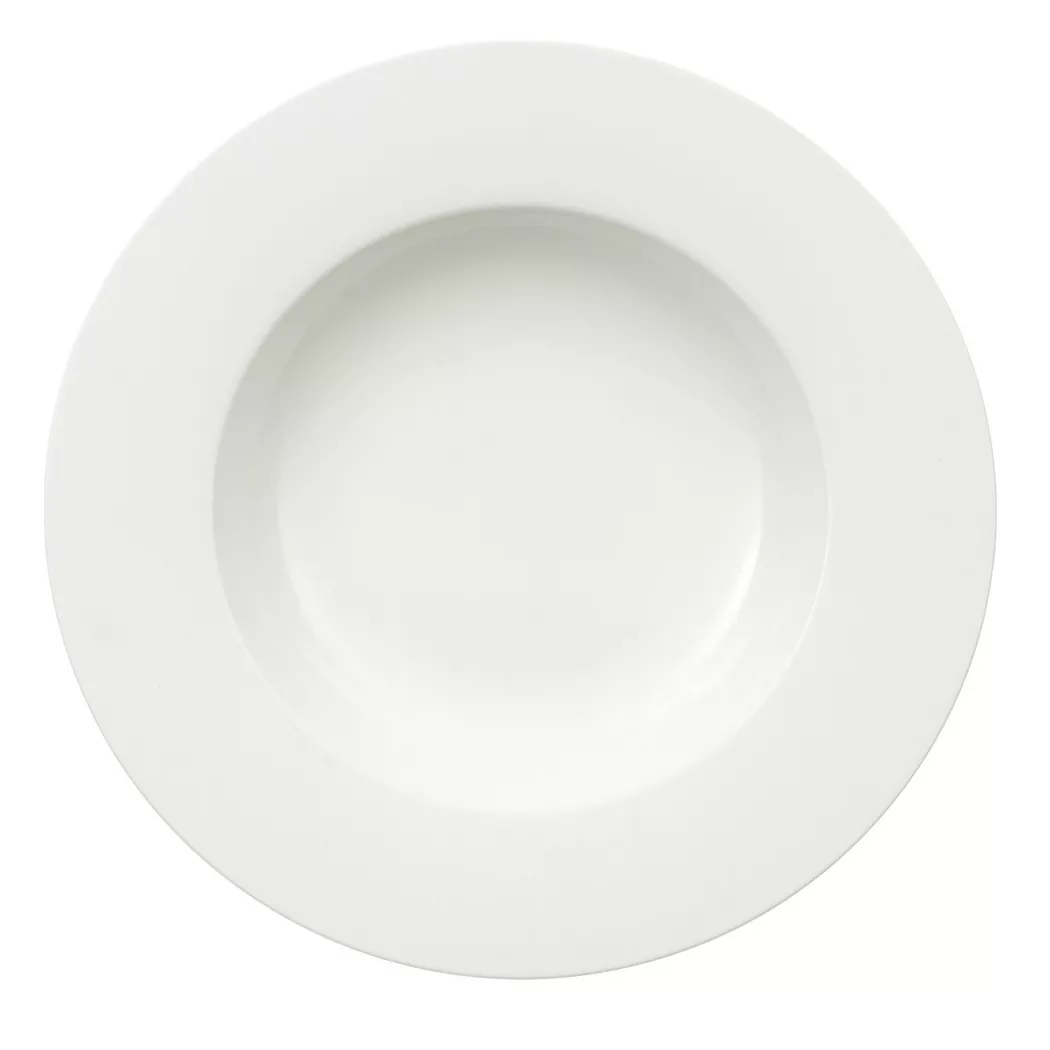 Suppenteller VILLEROY & BOCH "Suppenteller Royal ø 24.0 cm 6er Set weiß", weiß, Speiseteller