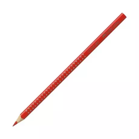 Faber-Castell Crayon de couleur Poignée de couleur Rouge