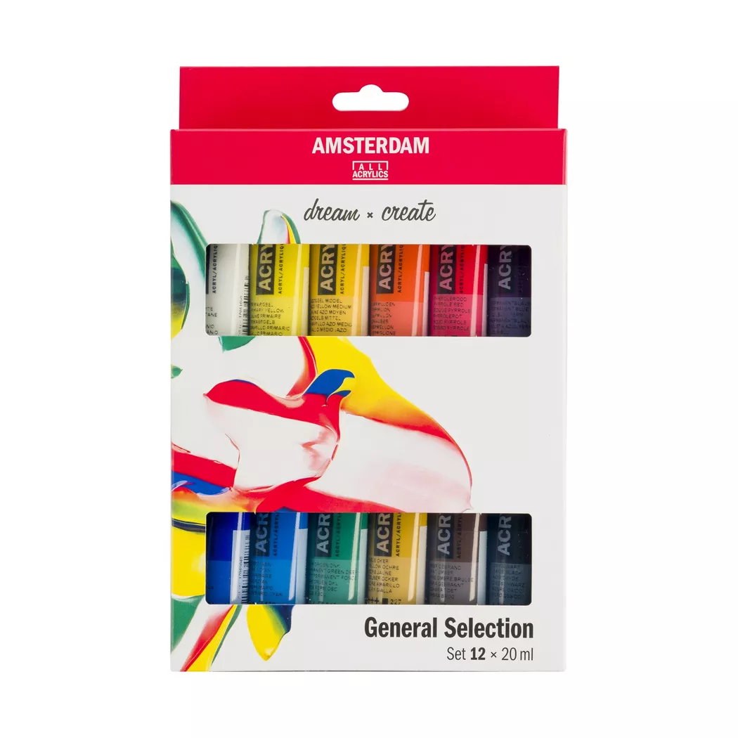 Amsterdam Acryl-Set | 12 × 20 ml