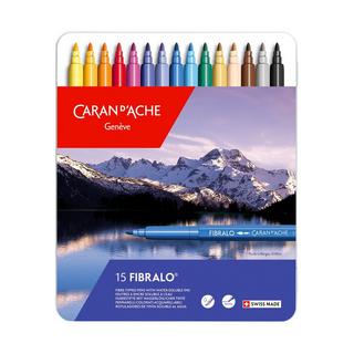 Caran d'Ache Set di pennarelli Fibralo 