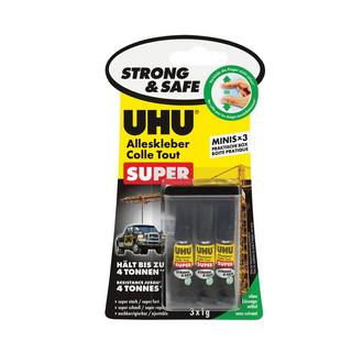 Uhu Superglue Super Strong & Safe minis 