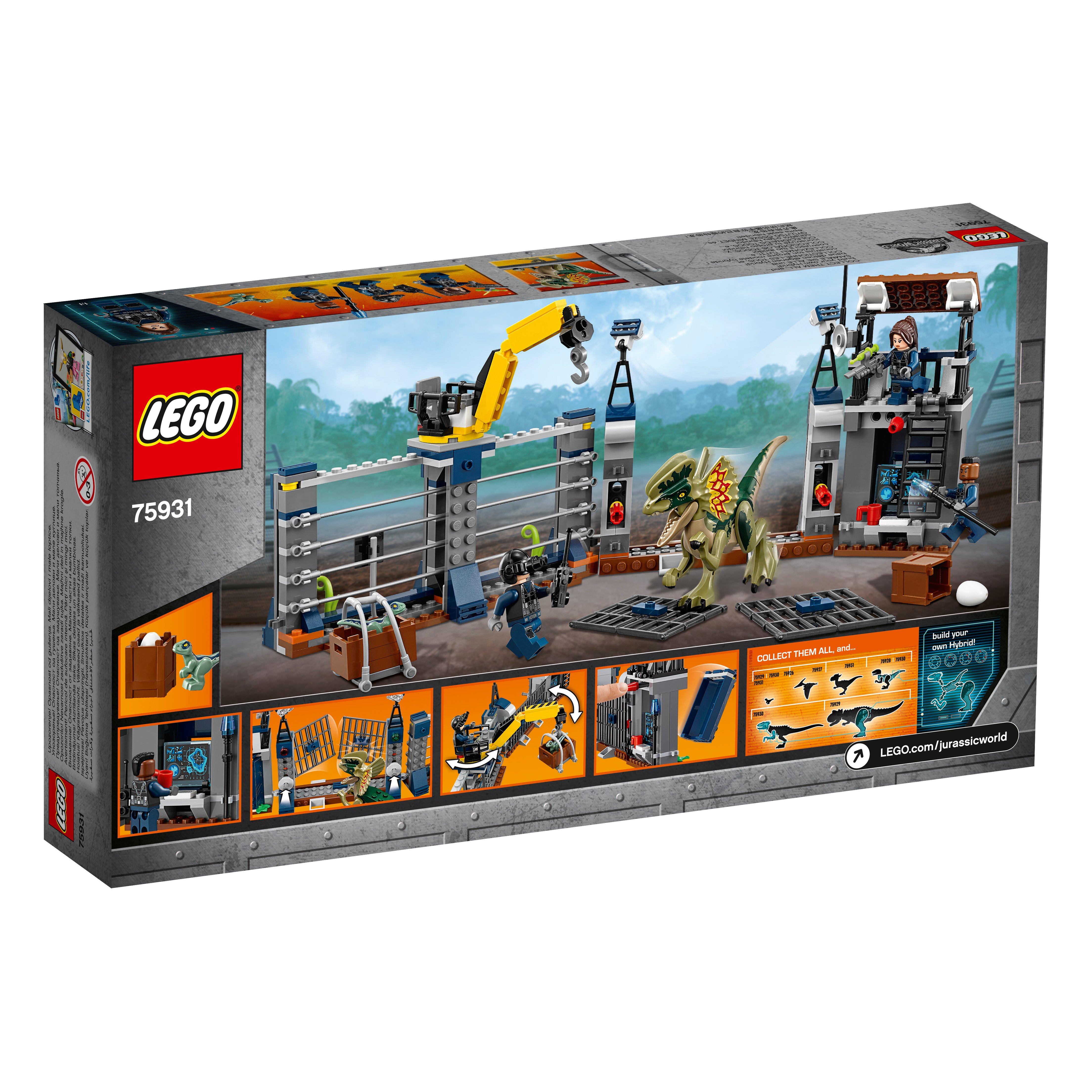 LEGO®  75931 L'attaque de l'avant-poste par le Dilophosaurus 