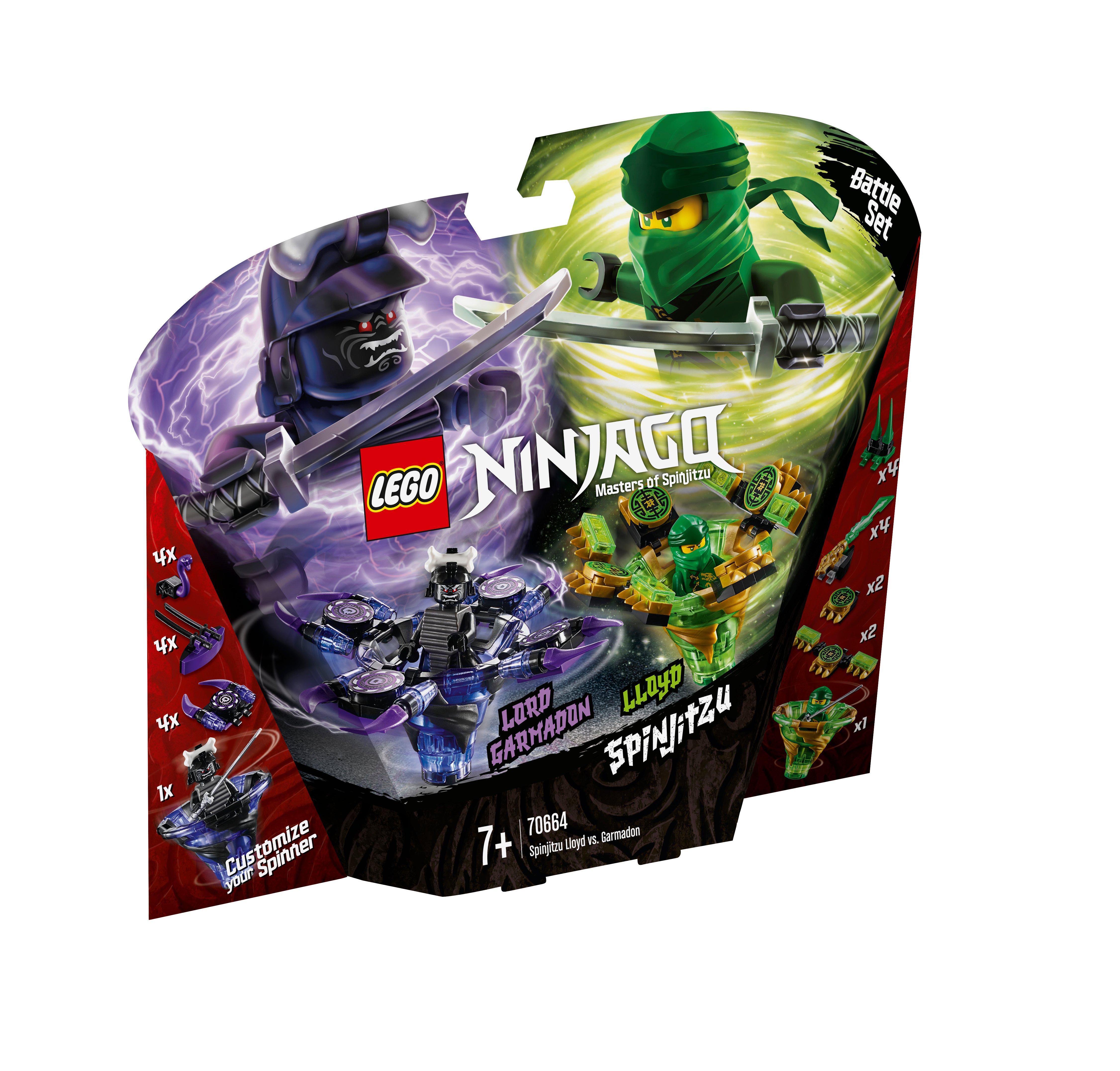 LEGO®  70664 Toupies Spinjitzu Lloyd vs. Garmadon 