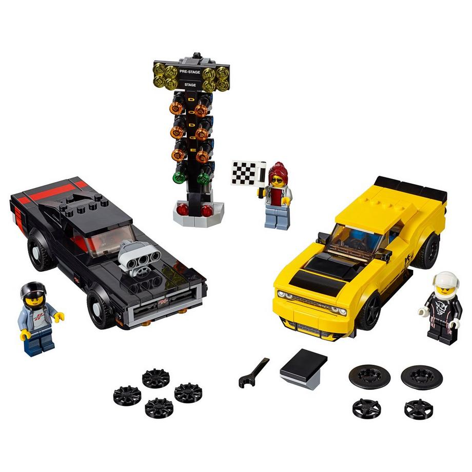 LEGO®  75893 2018 Dodge Challenger SRT Demon e 1970 Dodge Charger R/T 