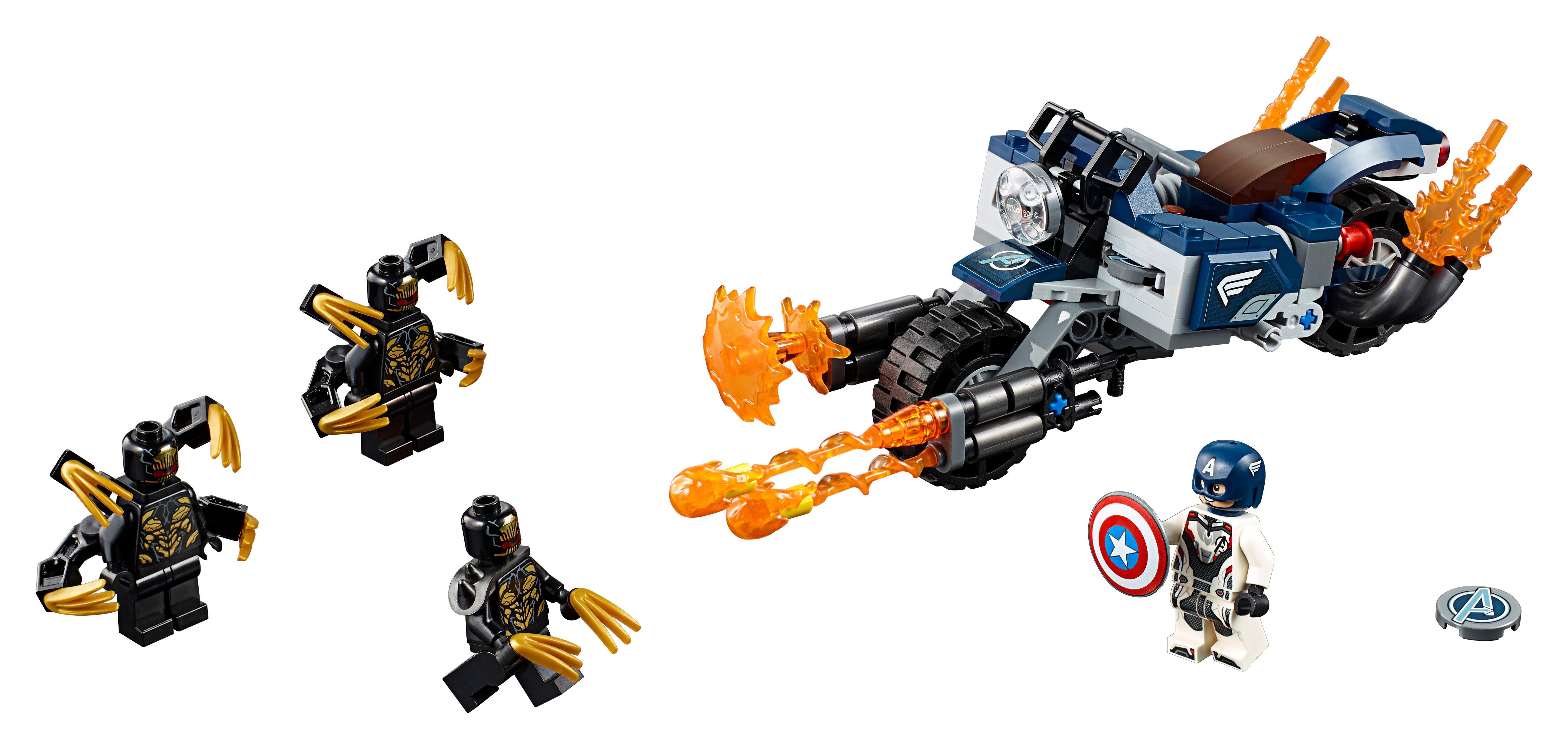 LEGO®  76123 Captain America: attacco degli Outrider 