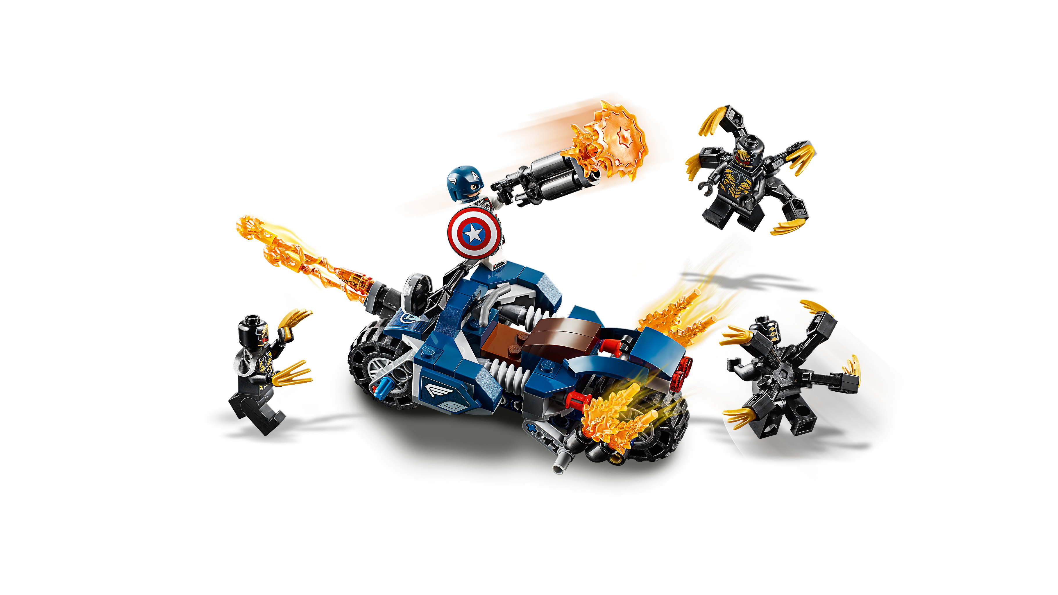 LEGO®  76123 Captain America: attacco degli Outrider 