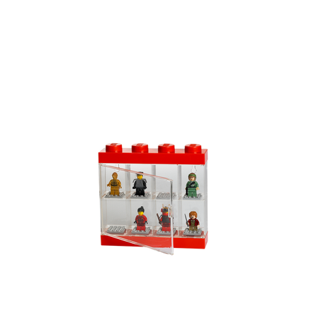 Room Copenhagen  Espositore per 8 minifigures rosso 