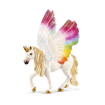 Unicorno Arcobaleno Alato
