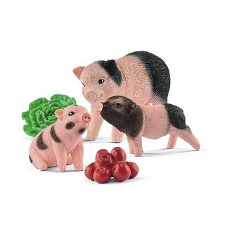 Schleich  42422 Mini-Schwein, Mutter und Ferkel 