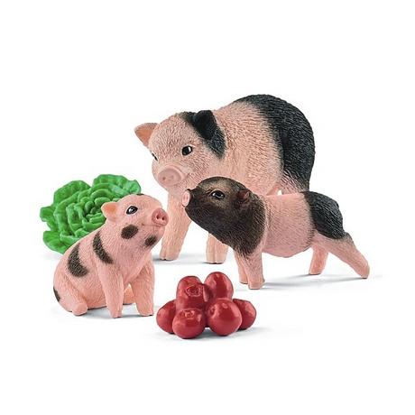 Schleich  42422 Mini-Schwein, Mutter und Ferkel 