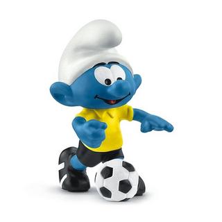 Schleich  Schtroumpf figurine footballeur avec ballon 