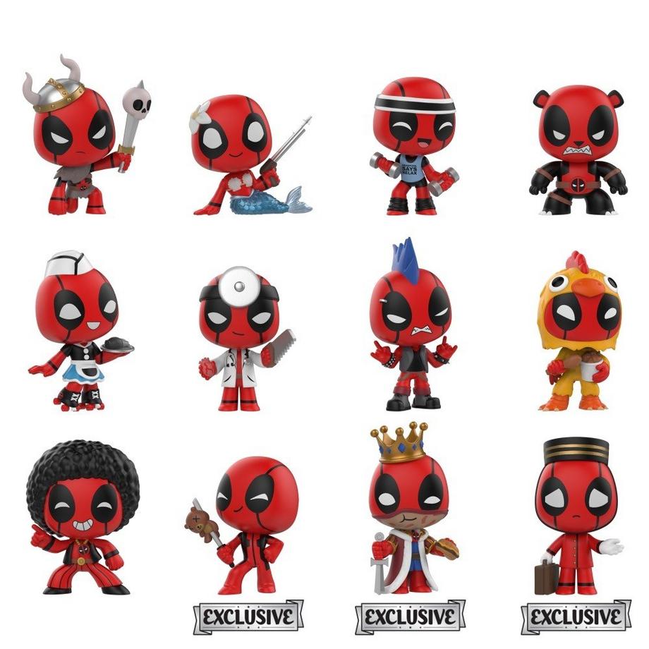 Funko  Mystery Minis Deadpool 3 miniatures 