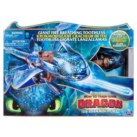 SPINMASTER  Dragons feature fire breathing Toothless 