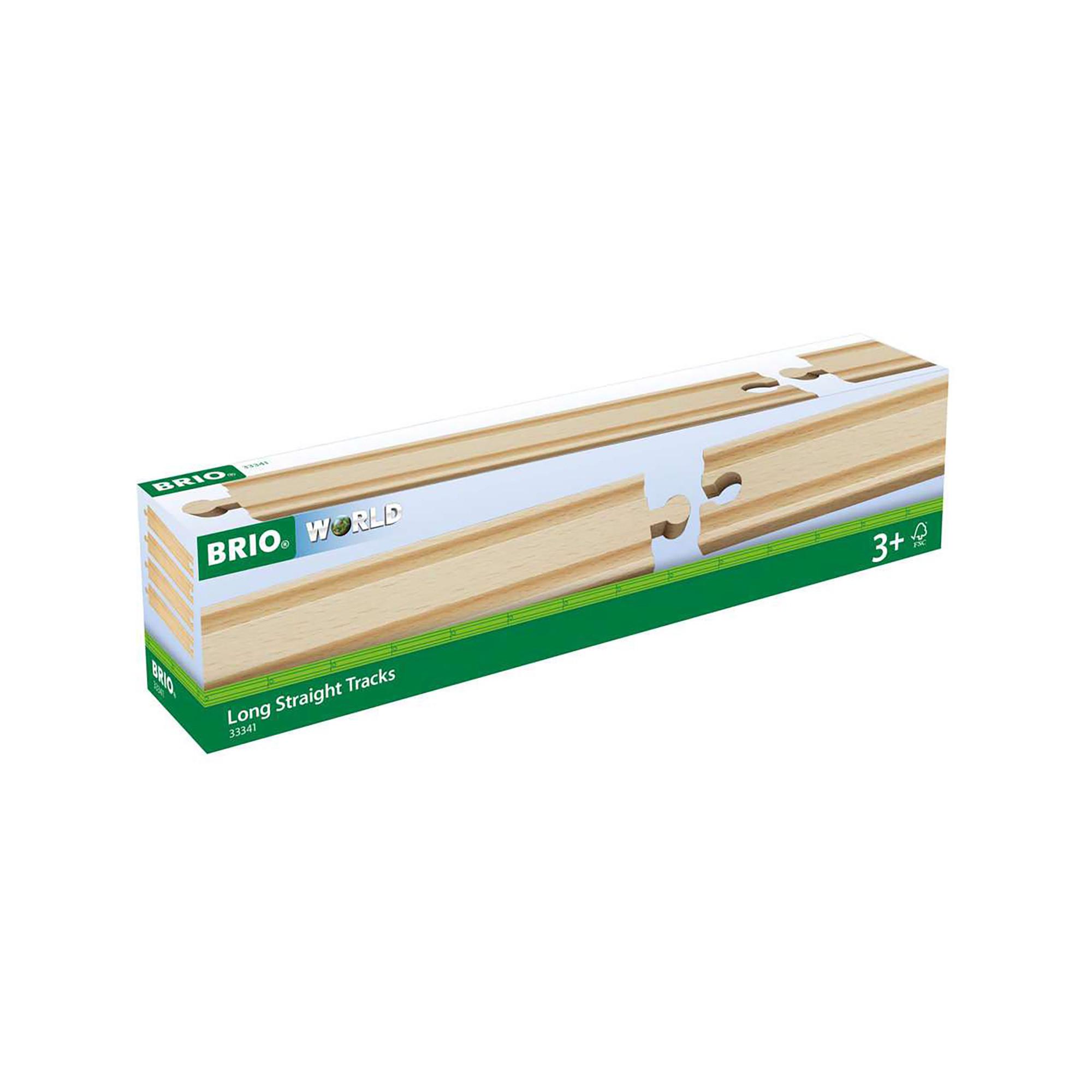 BRIO  1/1 Rails droits longs, 216mm 