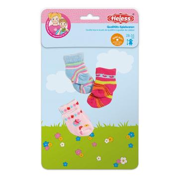 Chaussettes, 3 paires, multicolores