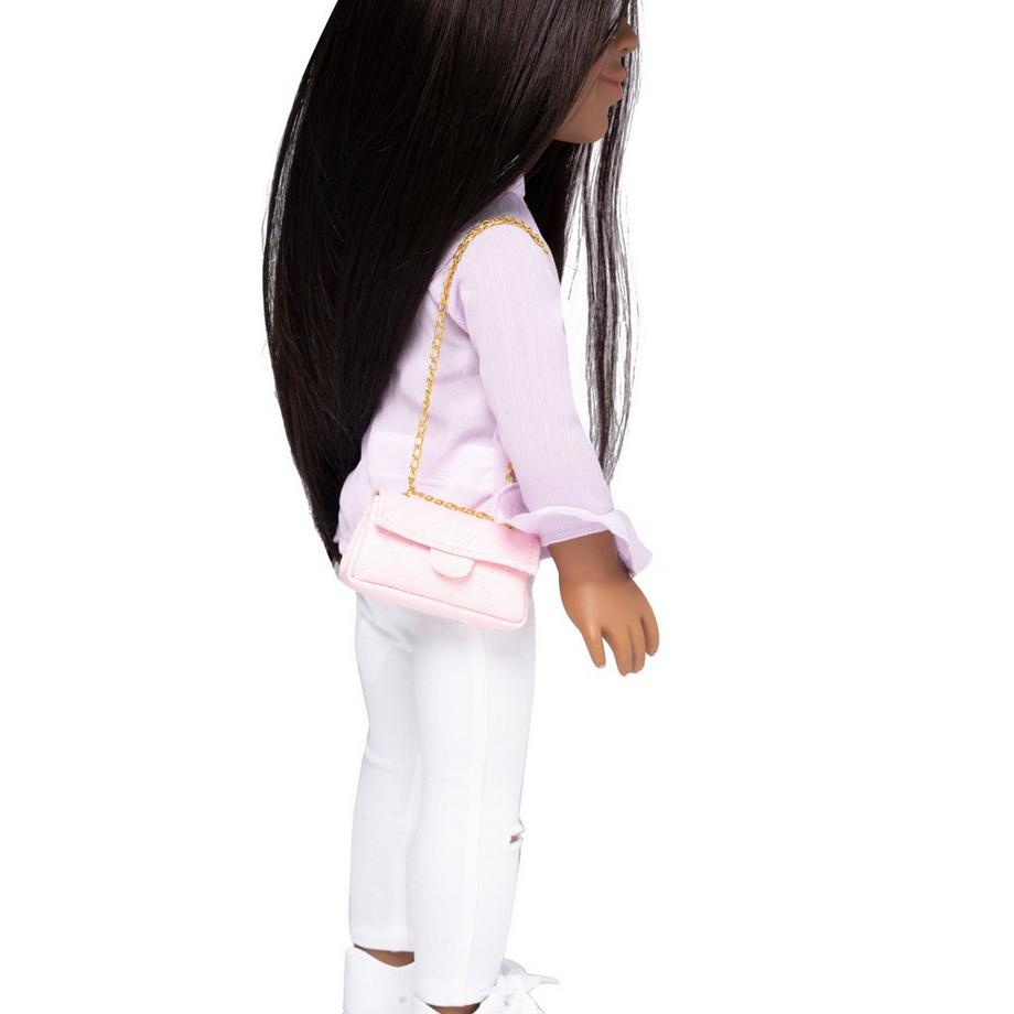 I'm A Girly IAG LIGHT PINK PURSE WITH GOLD Light Pink Purse With Gold Chain 