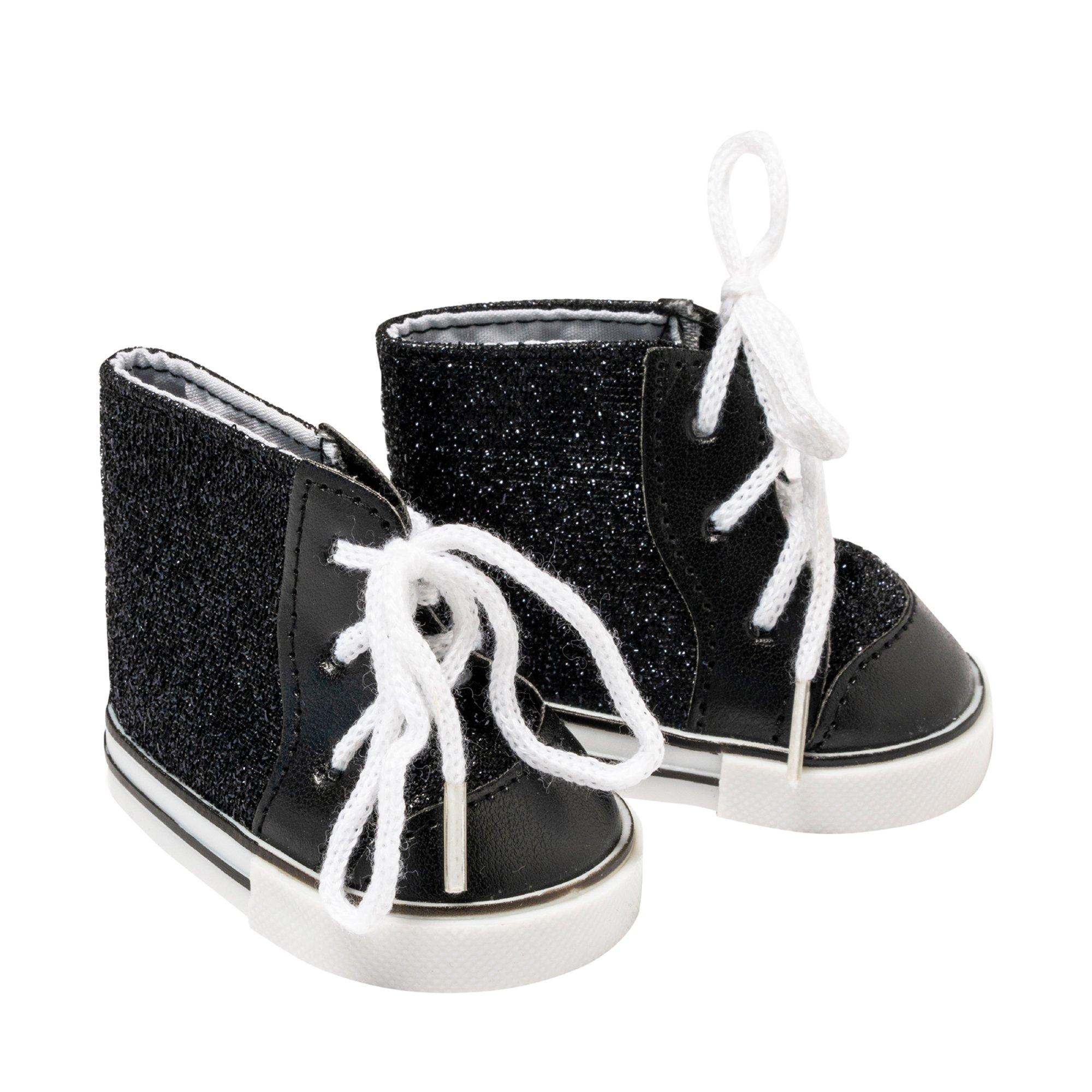 Image of I'm A Girly IAG BLACK BOOTS & WHITE LACES Black Boots & White Laces - ONE SIZE