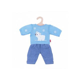 Heless  Pullover Eisbär mit Jeans für Puppe, Zufallsauswahl 
