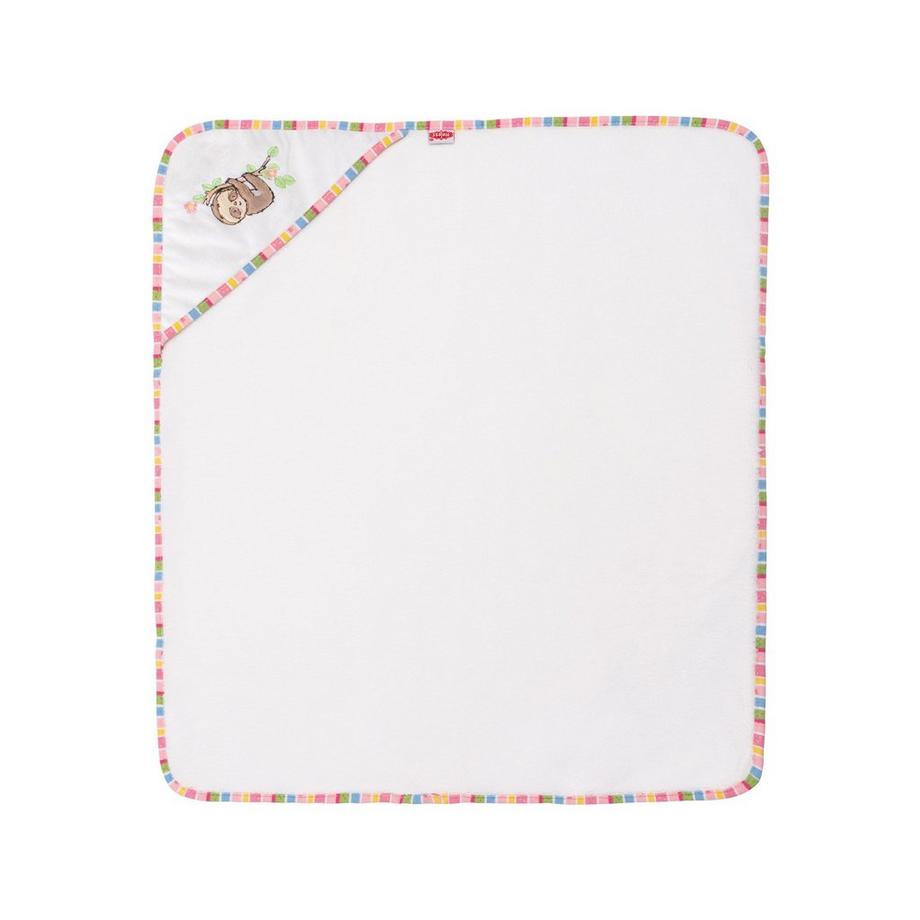 Heless  Asciugamano da bagno con cappuccio "bradipo Flauschi" con accessori  