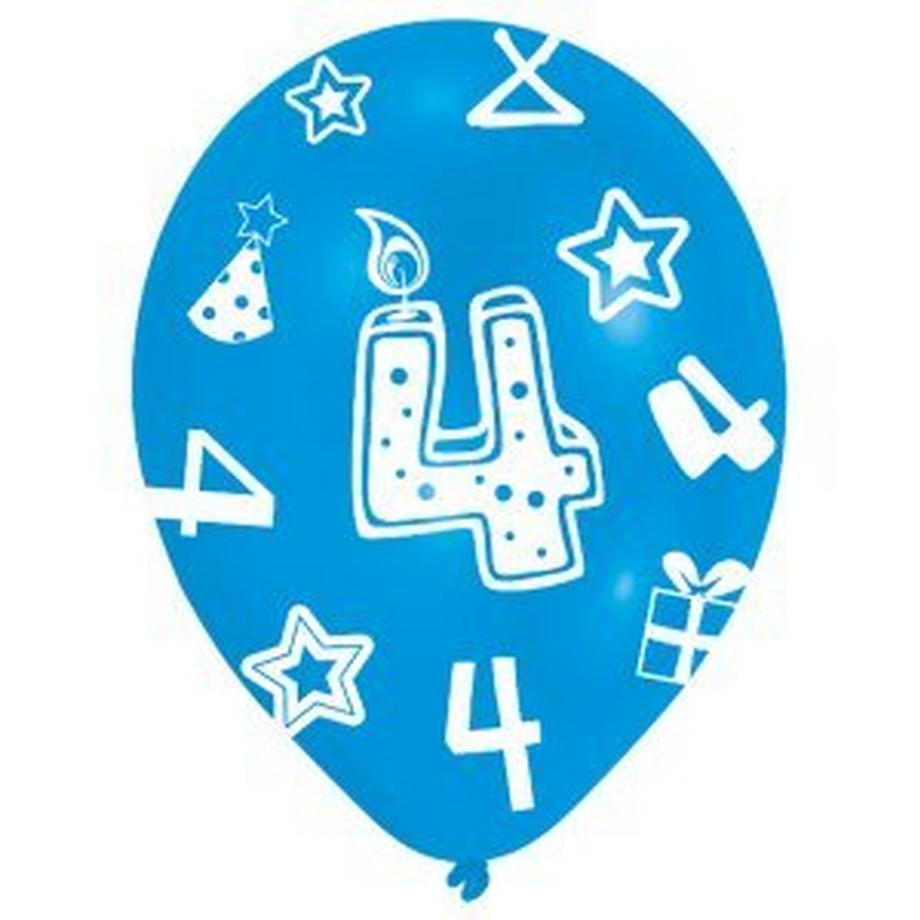 amscan  Palloncini numero 1, 6 pezzi 