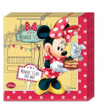 20 Servietten Minnie Mouse 33x33 cm