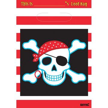 8 Sacs cadeaux Pirates