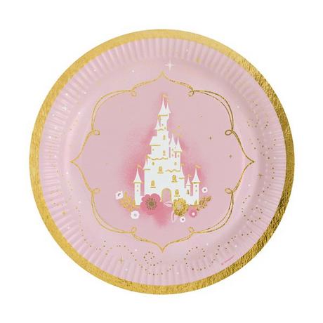 amscan  8 Kartonteller 23cm Prinzessin 