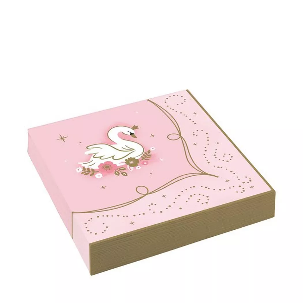 Amscan - 16 Servietten Prinzessin, Multicolor