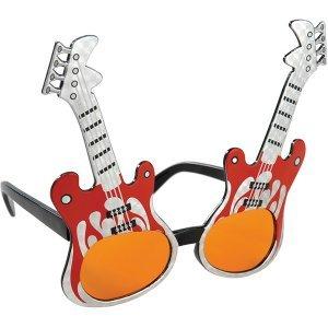 Image of amscan Fun-Shade Brille Gitarren