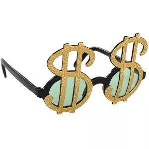 Fun-Shade Brille Dollar-Zeichen