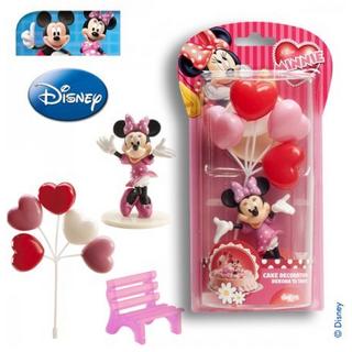 dekora  Kit de décoration de gâteaux Minnie PVC 