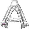 amscan  Palloncino in alluminio argento lettero "A" SuperShape™ 