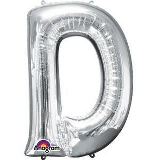amscan  Ballon en aluminium argent lettre "D" SuperShape™ 