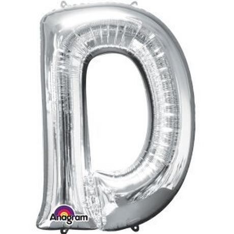 amscan  Ballon en aluminium argent lettre "D" SuperShape™ 