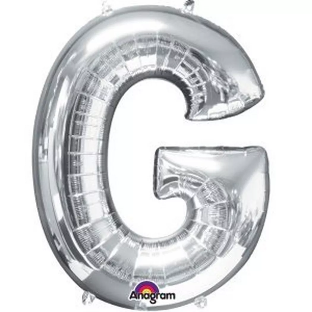 Amscan - "Folienballon Buchstabe ""G"" Silber SuperShape™"