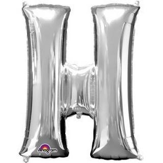 amscan  Ballon en aluminium argent lettre "H" SuperShape™ 