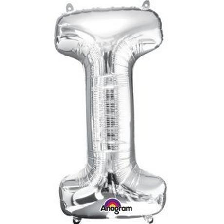 amscan  Ballon en aluminium argent lettre "I" SuperShape™ 