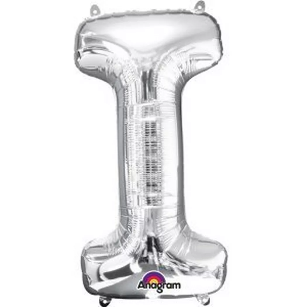 Amscan - "Folienballon Buchstabe ""I"" Silber SuperShape™"