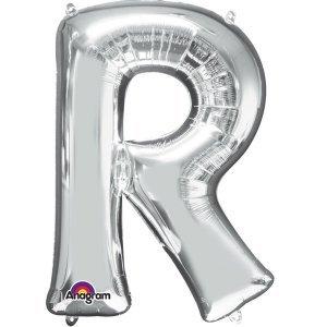 amscan  Ballon en aluminium argent lettre "R" SuperShape™ 