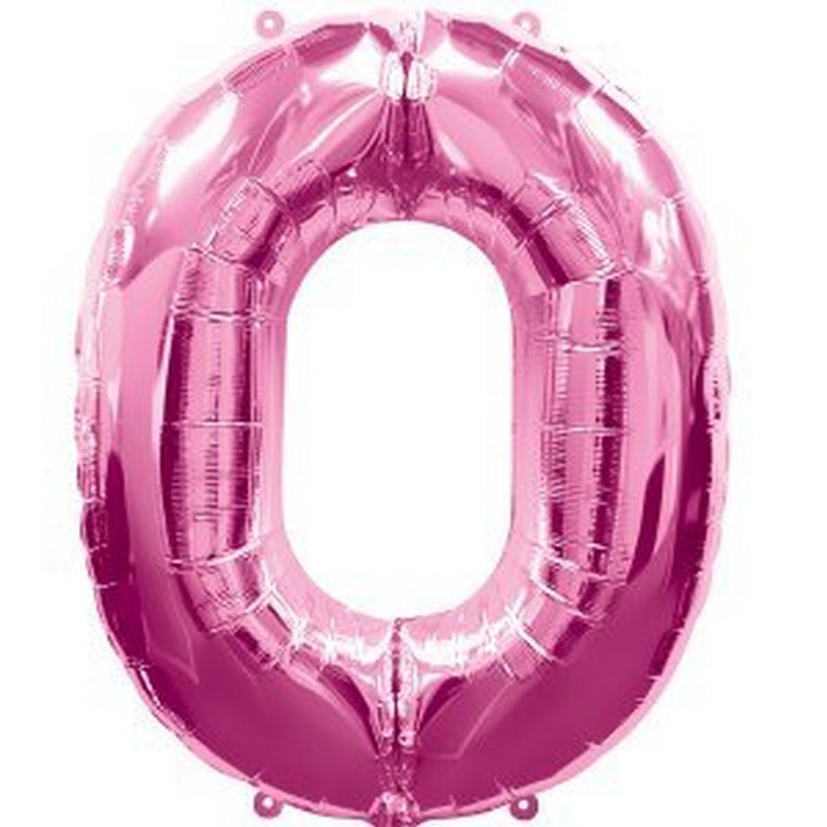 amscan  Folienballon Zahl 0 