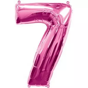 Ballon en aluminium numéro 7