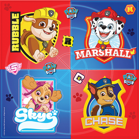 amscan  20 Servietten Paw Patrol 33x33cm 