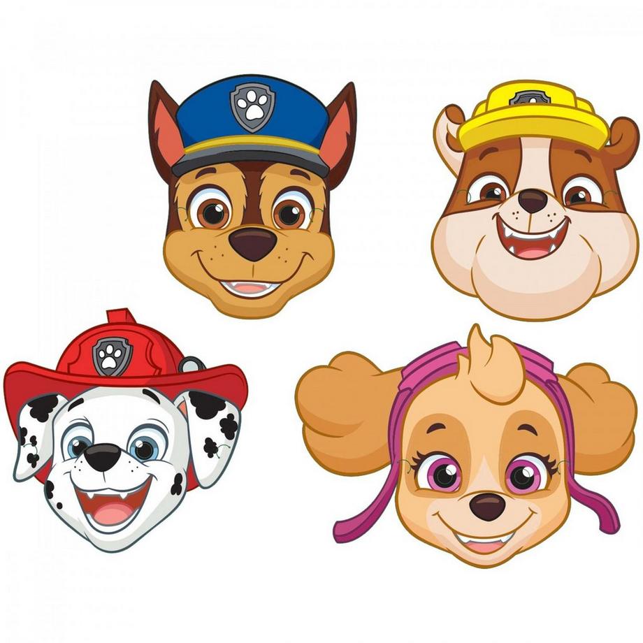 amscan  8 Masken Paw Patrol 