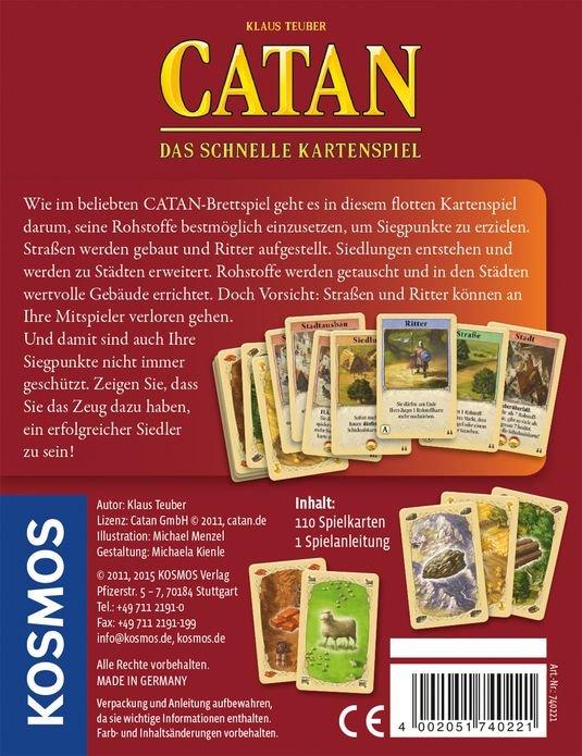 Kosmos  CATAN - Das schnelle Kartenspiel, Allemand 