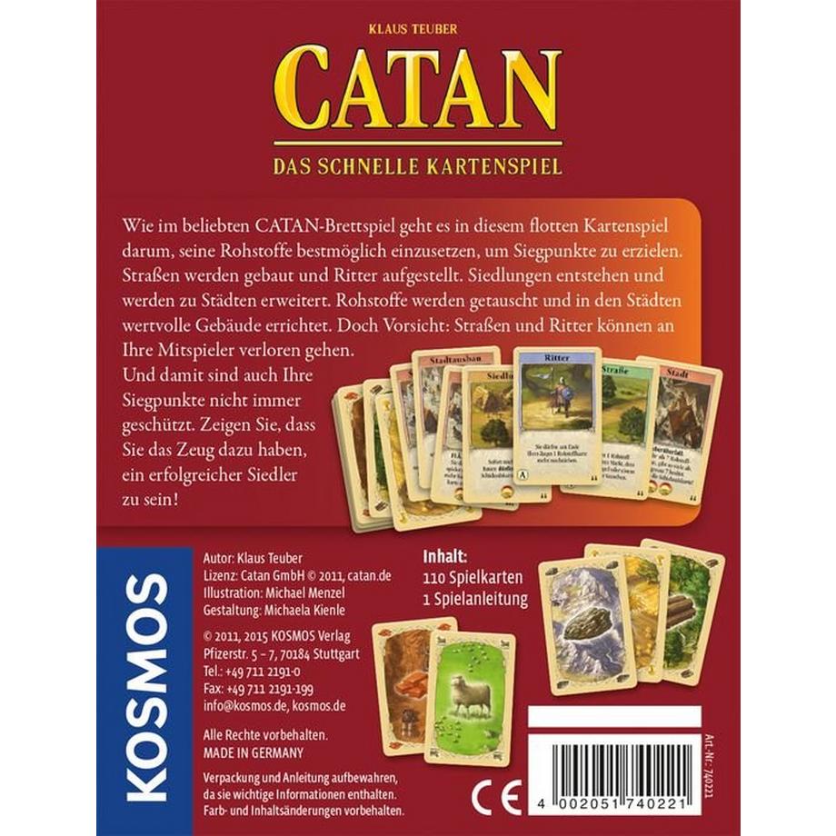 Kosmos  CATAN - Das schnelle Kartenspiel, Deutsch 