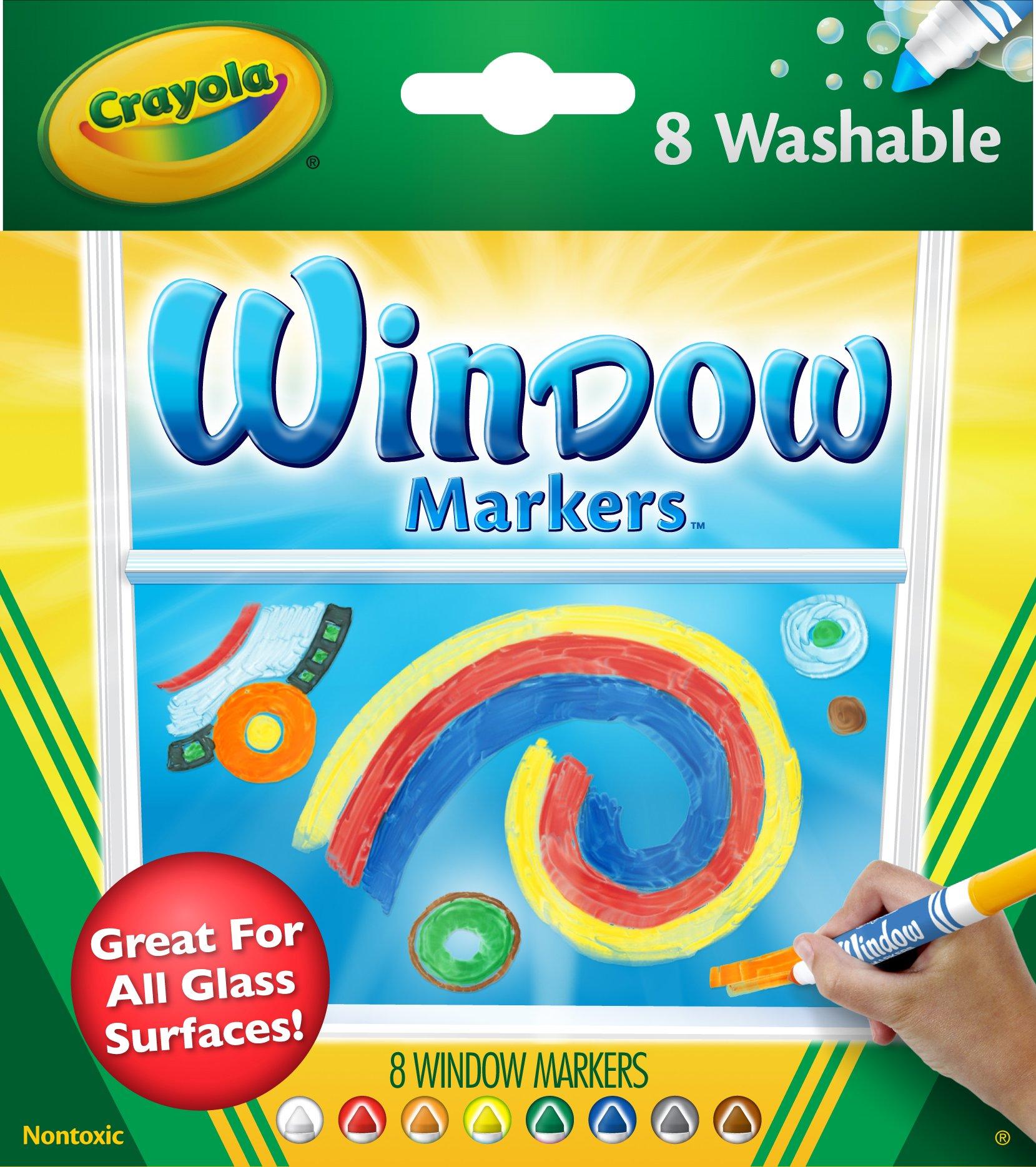 10 marqueurs lavables pour fenêtre Crayola 10 marqueurs fenetre