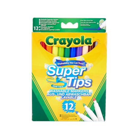 Crayola  12 pennarelli Supertips 